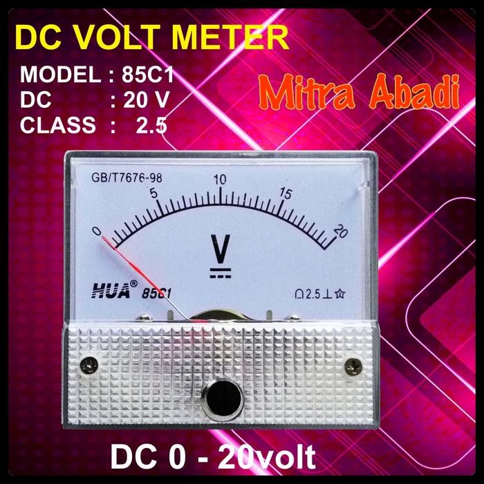 Voltmeter ANALOG DC 20V