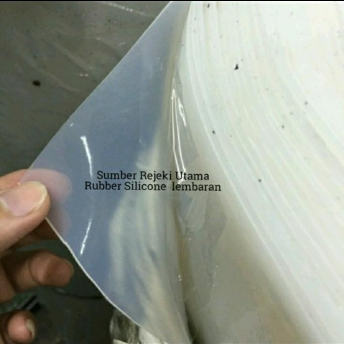 Rubber Sheet Silicone / Karet Silikon Lembaran 0,5Mm X 100Cm X 100Cm