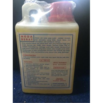 PEMBERSIH KERAMIK GARMENT 500 ML NODA BERAT