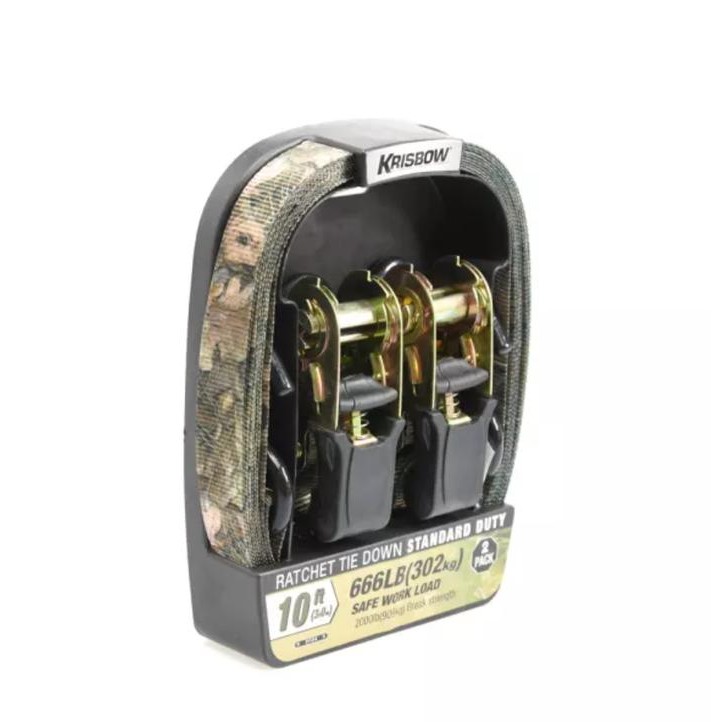 KRISBOW TALI PENGIKAT BARANG TIE DOWN / RATCHET TIE DOWN - ARMY