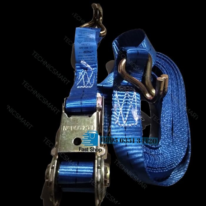 Tali pengikat barang 2,5 cm 5 m Webbing cargo tie dwon track belt