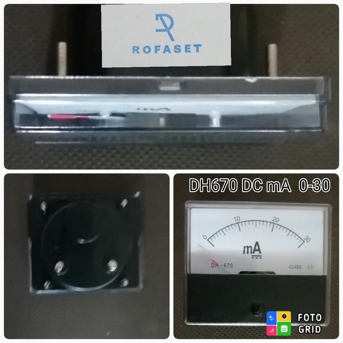Panel Meter Dh670 Dc Current 0-30Ma