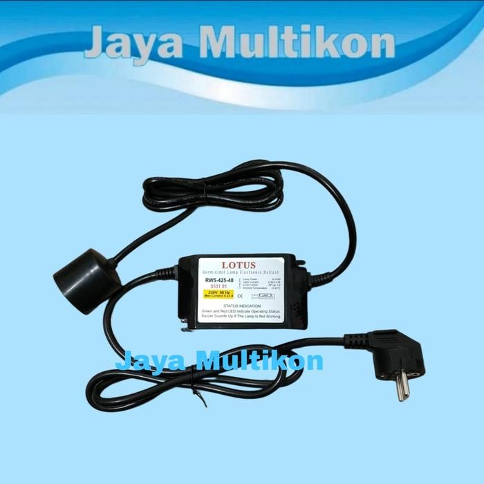 Ballast Uv 12 Gpm - Ballast Lampu Ultra Violet 10-40 Watt - 4 Pin