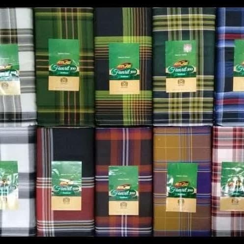 Sarung Atlas Favorit 500 Kombinasi Original Grosir Murah / Kain Atlas