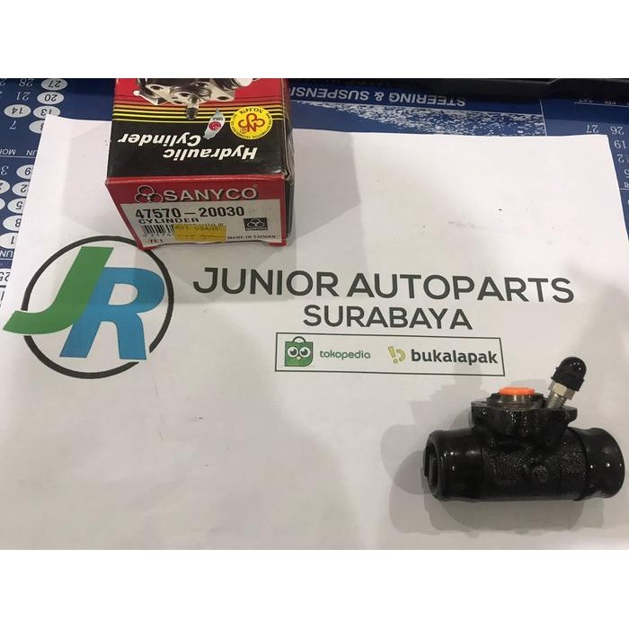 Wheel Cylinder Rem Belakang Kiri Starlet,Soluna,Crl.Gl,Twincam Sanyco