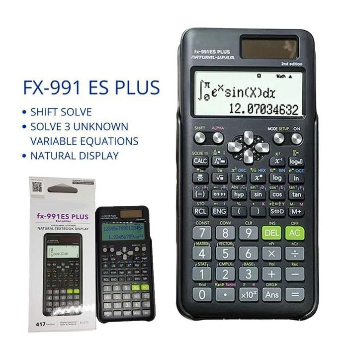 

Kalkulator Scientific Ilmiah Fx-991Ex/991Es-Plus Calculator Scientific Kalkulator Scientific 417