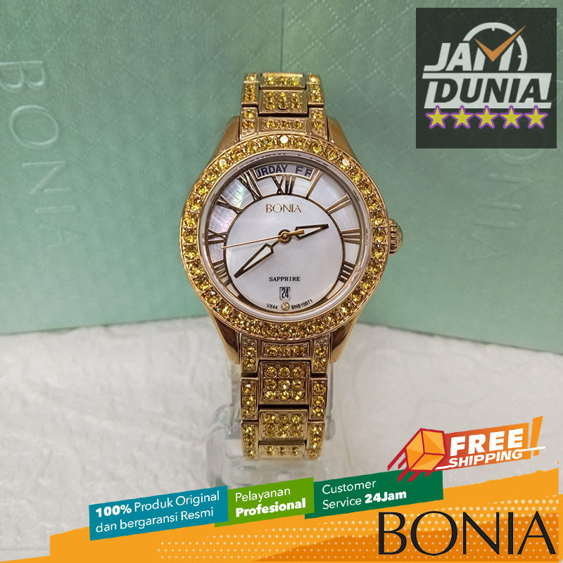 JAM TANGAN WANITA BONIA SAPHIRE ORIGINAL JAM ANALOG BONIA BNB10071-2251S BONIA BNB10071 2251S JAM BO