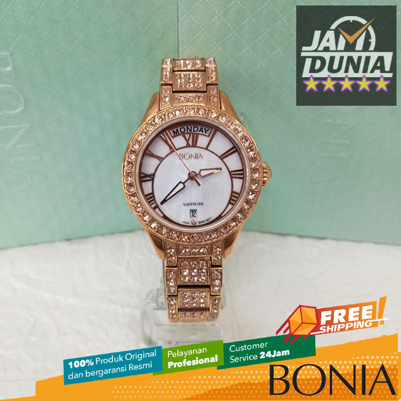 JAM TANGAN WANITA BONIA SAPHIRE ORIGINAL JAM ANALOG BONIA BNB10071-2551S BONIA BNB10071 2551S JAM BO