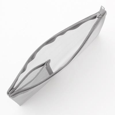 

MUJI NYLON MESH PEN CASE / POUCH W POCKET - TEMPAT PENSIL / STATIONARY