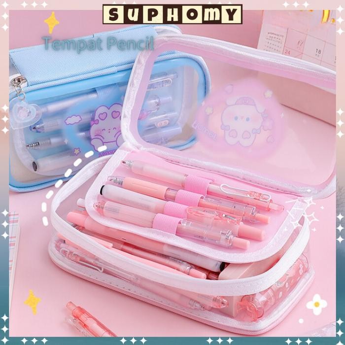 

TAS PENATEMPAT PENCIL TAS PENSIL KOTAK PENSIL AESTHETIC TEMPAT ALAT TULIS BAHAN PVC BERKAPASITAS