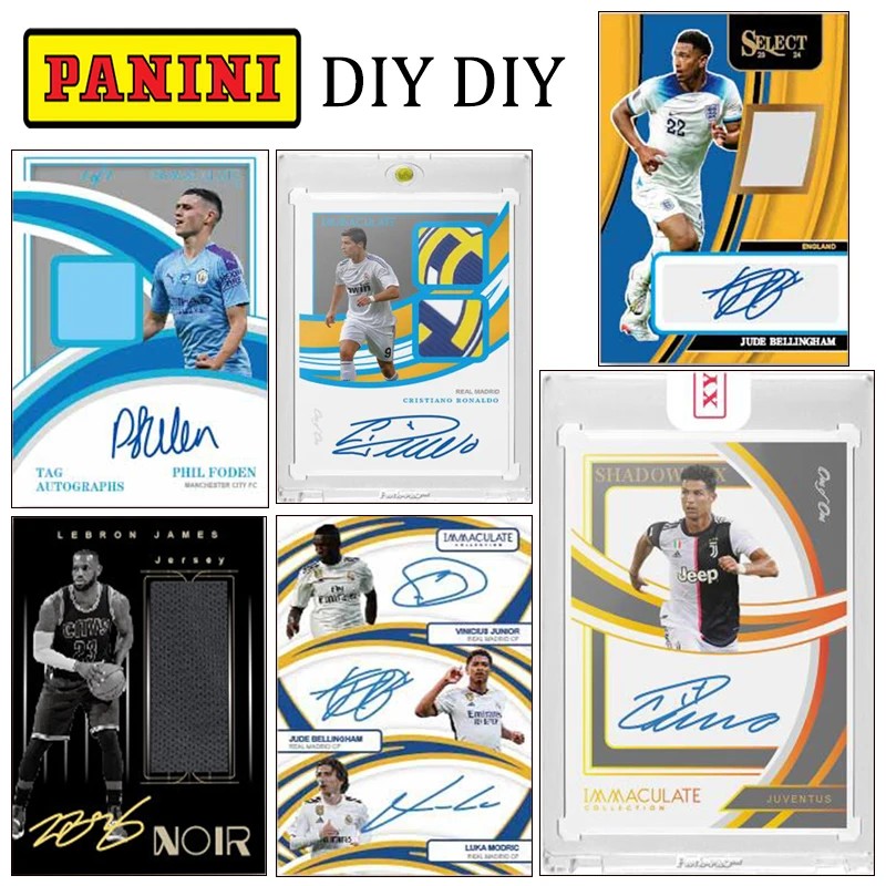 Panini Homemade Star Card Diy Diy James Modric Cristiano Ronaldo Bellingham Haaland Messi