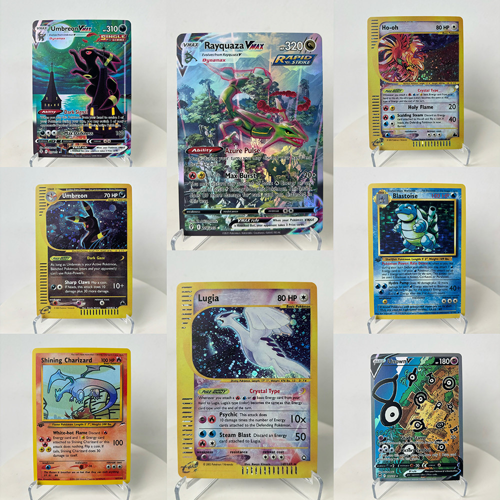 Custom Pokemon Pkm Proxy Cards K High Quality Table Game Cards Regidrago V Serena Shinning  arizard