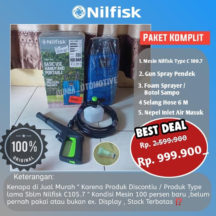 nilfisk hh pressure c100.7, c105.7 Murah