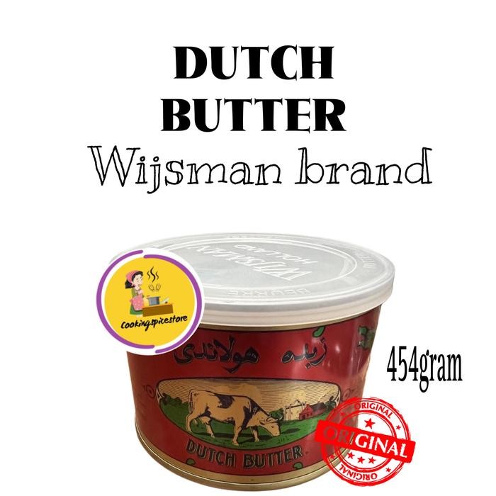 

WIJSMAN BUTTER MENTEGA WIJSMAN WISMAN WYSMAN KALENG 454 GRAM