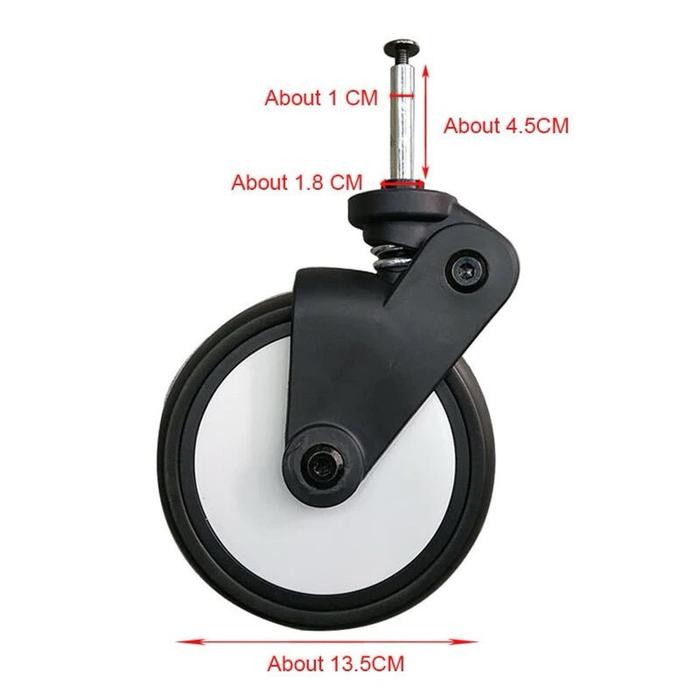 Roda Karet Aksesoris Stroller Bayi Universal Ban Bit Depan Belakang Stroller / Ban Luar Stroller