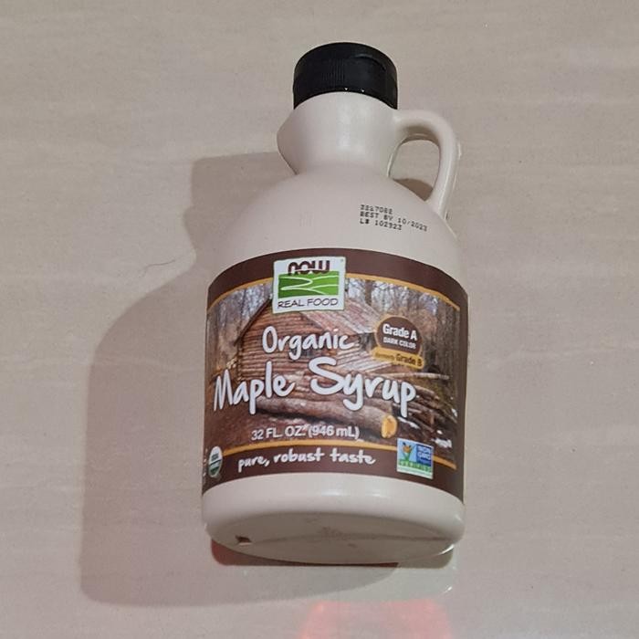 

Now Foods Real Organic Maple Syrup Grade A Dark Color 946 mL