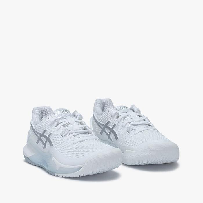 Sepatu Tennis Wanita Asics Gel-Resolution 9 White(Original100%)Asi142A20810 Best Seller