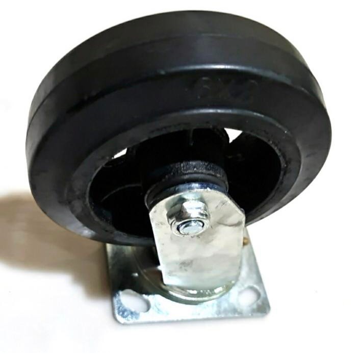 roda troli karet 8 inch heavyduty/ roda caster karet 8 inch putar
