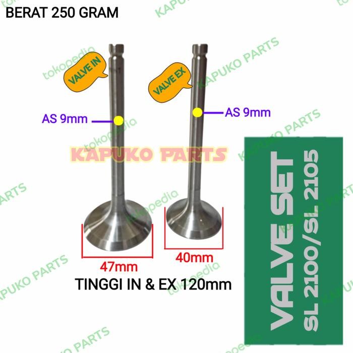 SL 2100/SL 2105 KLEP SET UNTUK MESIN DIESEL