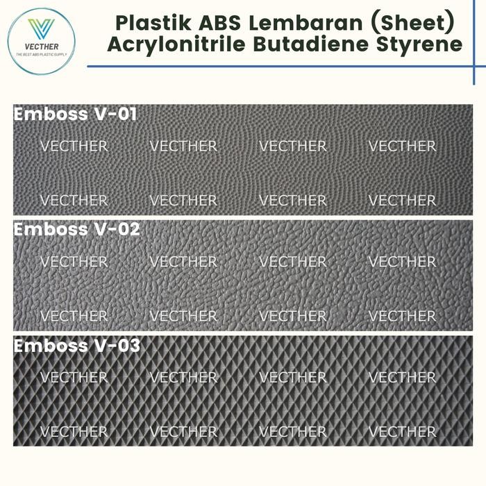 PREMIUM Plastik ABS Lembaran / ABS Plastic Sheet / 30 cm x 30 cm