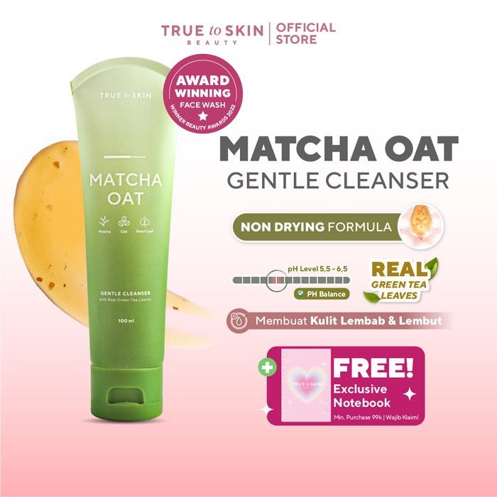 TRUE TO SKIN MATCHA OAT GENTLE CLEANSER