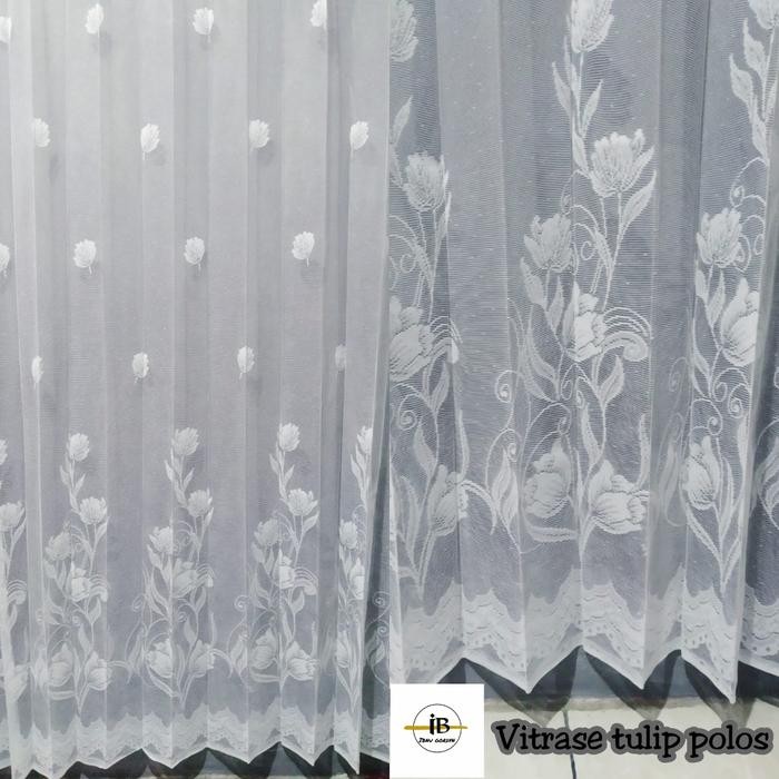 PREMIUM Gordeng vitrase/ gorden daleman putih