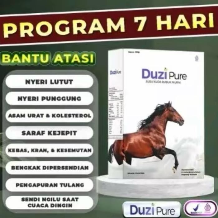 

BARANG TERLARIS Duzi Pure Paket 1 Box Susu Kuda Herbal Original 100%