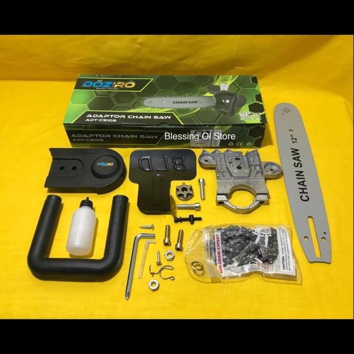 Gercep Adaptor Chainsaw Mini / Gergaji Mesin Murah / Gergaji Listrik