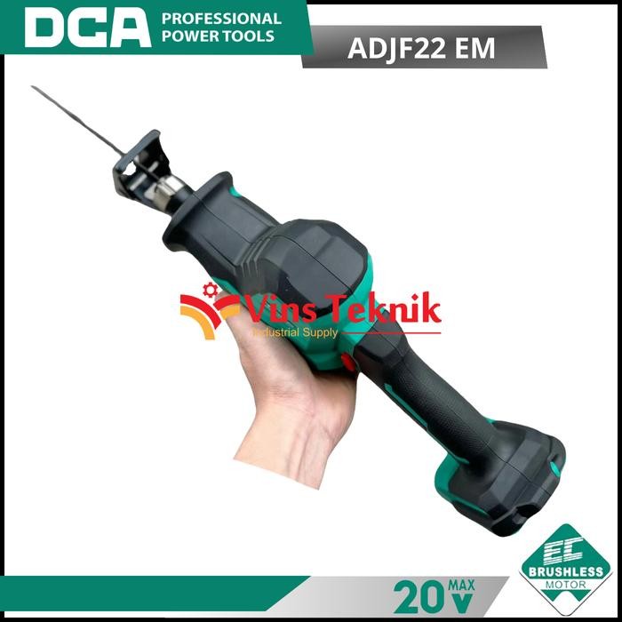 Laris Mesin Gergaji Baterai Cordless Brushless Reciprocating Saw Sabre Saw 20V Dca Adjf22Em