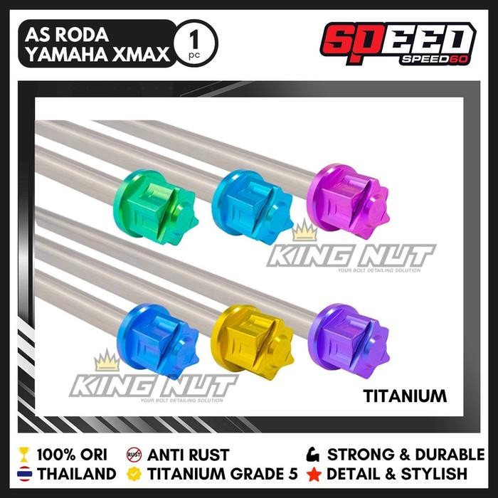 Titanium Probolt As Roda Yamaha Xmax Grade 5 King Nut