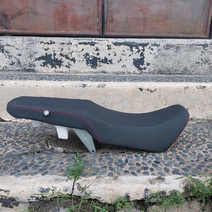 Jok Motor + Latex Ninja R,Fiz R,Rxking,Vixion,Satria Fu Fullset Mbtech Paket Touring Ganteng