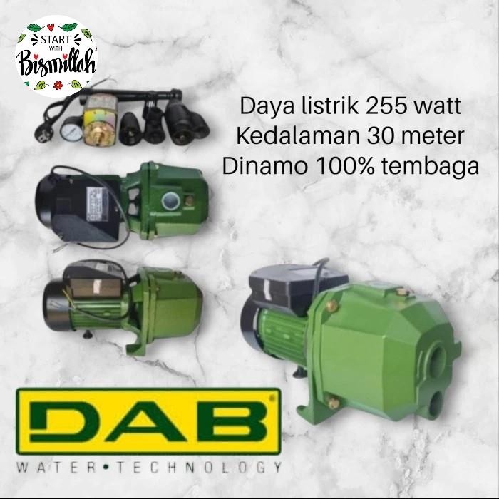 POMPA AIR JET PUMP DAB KING JDK 267 TANPA TABUNG