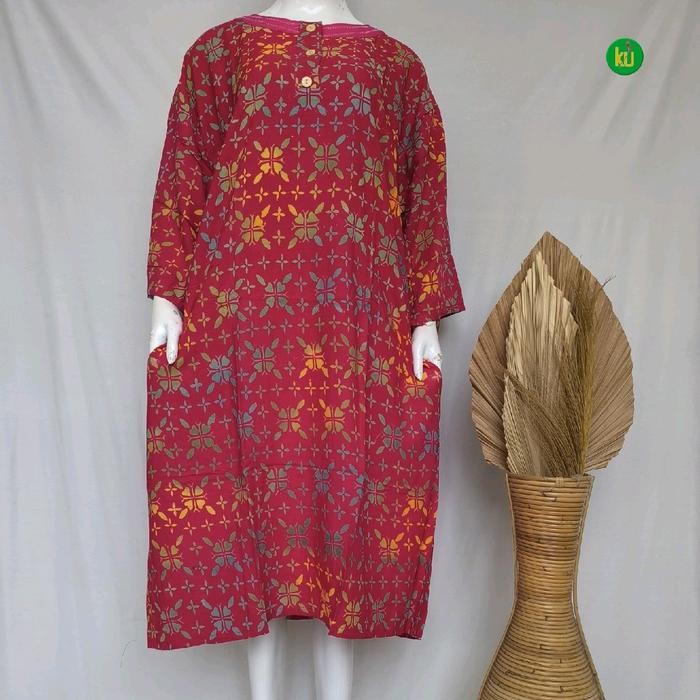 DASTER NECI LD 130 LENGAN 3/4 KENCANA UNGU LABEL HITAM