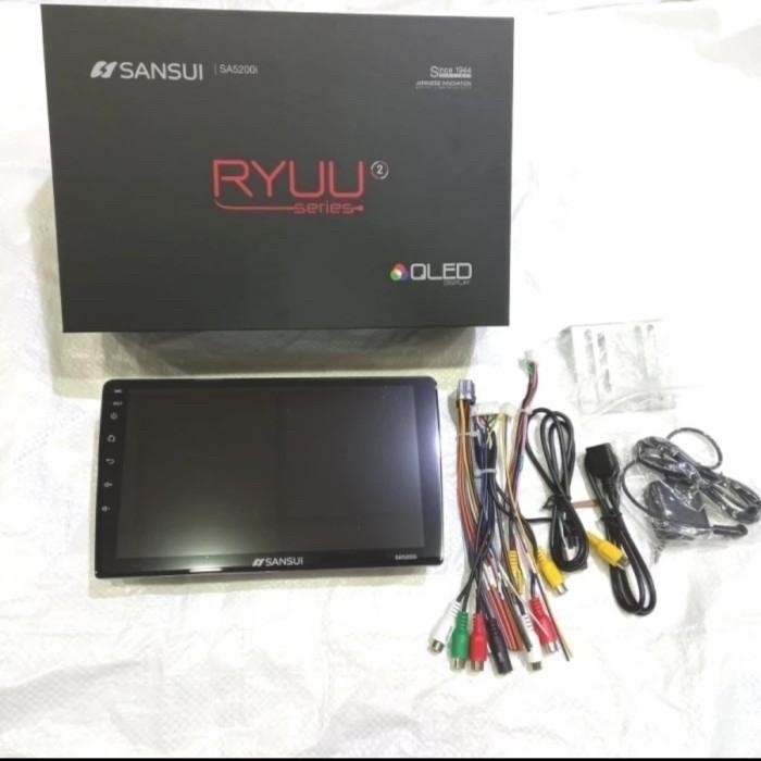 HEADUNIT ANDROID SANSUI 9INCH 4GB TV MOBIL BONUS KAMERA