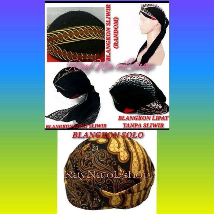 Promo Setelan 1 Set Lengkap Pakaian Pria, Surjan Lurik+Celana Hitam+Blangkon Original