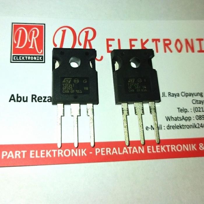 

transistor ori merk st tip142 tip 142 tip147 tip147 asli original kode 318
