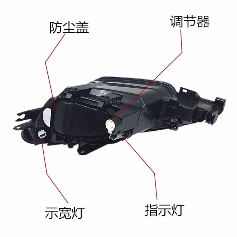 1Pcs Adapted To Peugeot 206 Headlamp Assembly Logo 206 Assembly Peugeot 206 Headlamp 206 Original