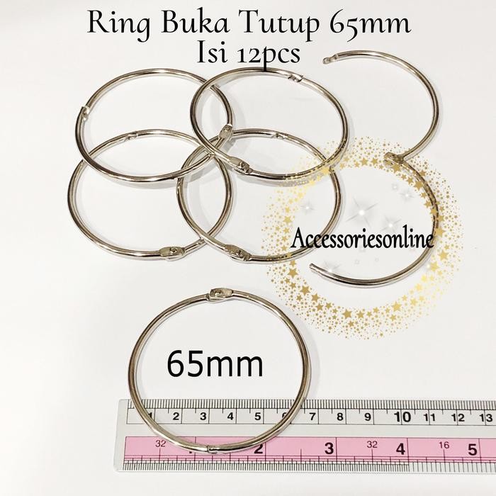 

RING MENU/RING BUKU/RING BUKA TUTUP/RING BINDER 65MM - 12PCS KODE 962
