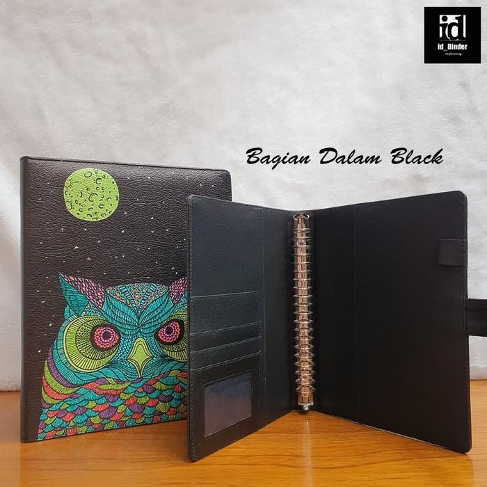 

BINDER PRINTING MOTIP OWL MOON A5/RING 20, B5/RING 26 KODE 574