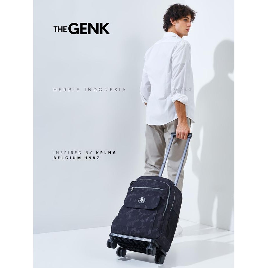 TAS RANSEL TROLI BARLEY KIPLING GENK BELGIA KABIN RODA T