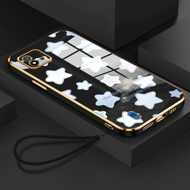 Casing Hp Untuk Realme C20 C20A C11 2021 C11 2020 Case Casing pola Bintang lucu Kasing HP Softcase S