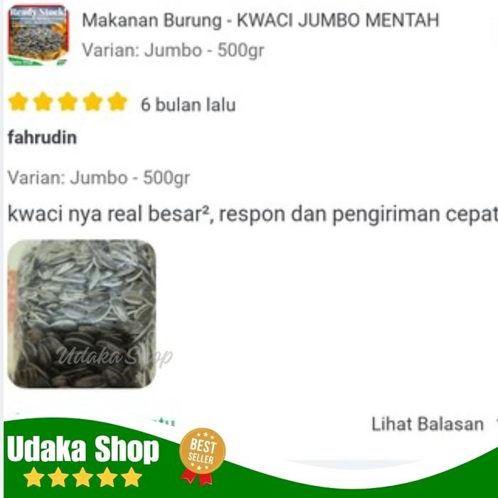 Makanan Burung - KUACI JUMBO MENTAH