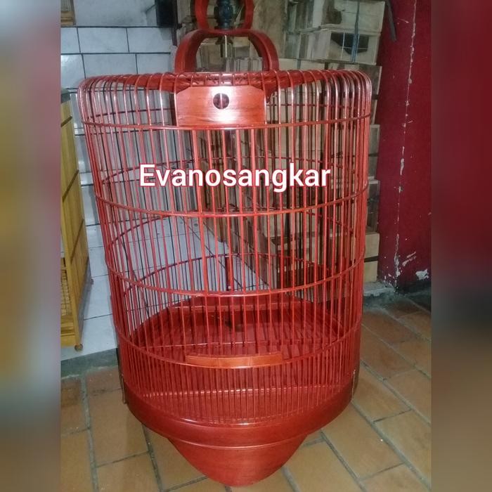 kandang burung poksay dan kacer(bulat no 4)