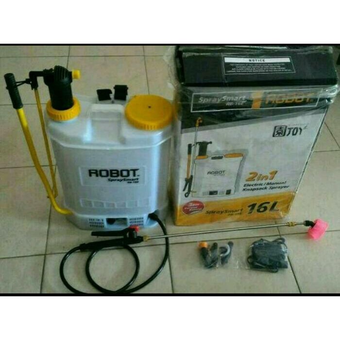 Laris Sprayer Hama Tanaman Robot Rb-16E Spray Pestisida Elektrik Manual 2In1