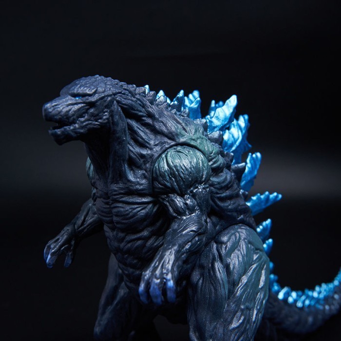 Mainan Monster Action Figure Shin Godzilla Ungu Purple Medium Size