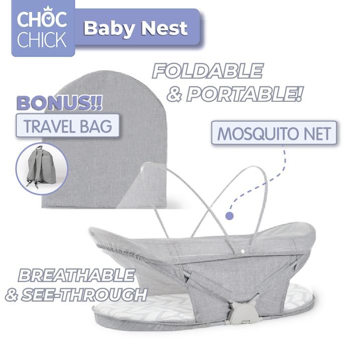 Choc Chick Co-Sleep Playard Changer Napper Baby Box Crib Ranjang Bayi