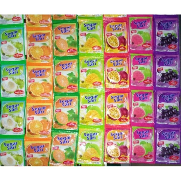 

Segar sari minuman renteng All Variant 1 Renceng - 10pcs Bubuk Instan minuman serbuk minuman renteng All Variant 1 Renceng - 10pcs Bubuk Instan