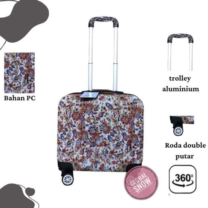 KOPER 17INCH BATIK BAHAN PC POLYCARBONATE TERMURAH / Koper PC