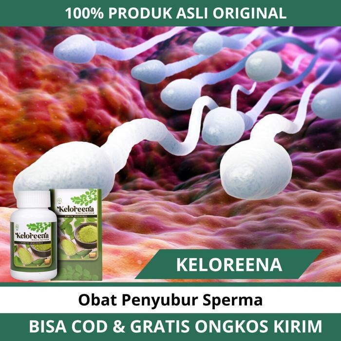 Keloreena Obat Penyubur Sperma Pria, Vitamin Kesuburan Pria, Program Hamil, Pengental Sperma,