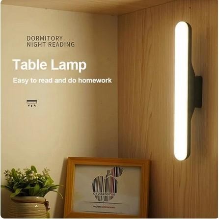 Led tempel dinding lampu belajar baca makeup magnet portable emergency